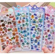 3Dステッカー 手作りDIY 子供おもちゃ 可愛いシール 立体ステッカー 粘着シールLF