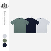 PX0002 2026年春夏新作 Tシャツ メンズ レトロ ゆったり コットン 半袖 インナー トップス