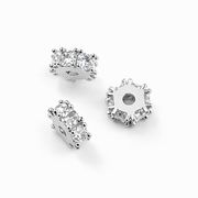 7*3mm スペーサーパーツ ロンデルパーツ シルバーカラー