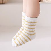 【SOCKS】可愛いボーダーソックス 5ペアセット