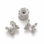 11*13mm スペーサーパーツ ロンデルパーツ シルバーカラー アクセサリーパーツ