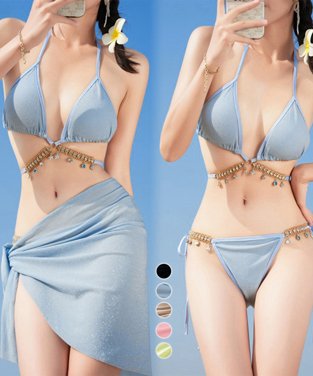 日本倉庫即納】 ビキニ セクシー水着3点セットレディース | 卸売