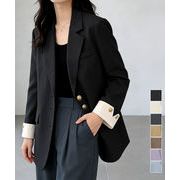 【日本倉庫即納】 テーラードジャケット レディースミドル丈