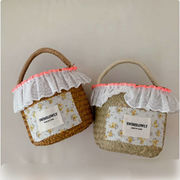 子供用ハンドバッグ ハンドメイド風  春夏お出かけ用 帽子