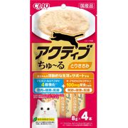 [いなばペットフード] CIAO アクティブちゅ～る とりささみ 8g×4本
