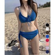 【日本倉庫即納】 ビキニ水着セット小胸盛れるセパレート水着