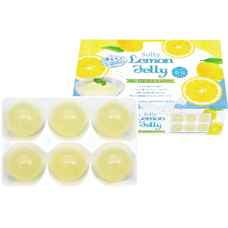 金澤兼六製菓 6個塩レモンゼリーギフト 75g×6 YL-6P