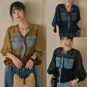 レディース服★ファッション洋服★UV カットシャツ★ 3色