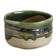 翠嶺の景 織部 抹茶?【貼箱入り】[美濃焼]