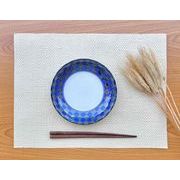 藍銀彩　三角5.0皿 16cm【美濃焼 小皿　取り皿 和食器 50皿】東海平野商事