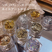 金箔 銀箔 ゴールド シルバー ネイルホイル ネイルパーツ デコレーション セルフネイル ジェルネイル 洋装