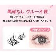 Hiromi つけまつげ ノリ不要 1秒 ナチュラル サロンアイラッシュ 束感 アイメイク  (48束入り)