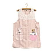 【新品】キャラクターズアイスクリームキッチン　レディースエプロン 即納】キャラクターズアイスクリームキッチン レディースエプロン 保育