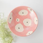 【特価品】桃色柔はな27.5cm盛鉢[B品][美濃焼]