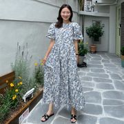 2026年 夏新作　気質 花色 ワンピース