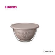 2026年新作『HARIO』5way フタ・ザル付き耐熱ガラス製ボウル 2200　MXPZ-2200-GJ（ハリオ）