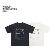 半袖Tシャツ ゆったり プリント ヴィンテージ風 アメカジ ストリート