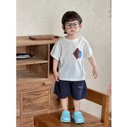 2026夏新作 韓国風子供服 キッズ服 ベビー服 男の子 トップス&ショートパンツ 分けて販売 73~110CM