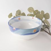 【特価品】青斑点17cm丼[B品][美濃焼]