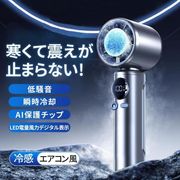 扇風機 手持ち扇風機 ハンディファン 冷却プレート 瞬間冷却 小型 軽量  5段階風量調節ミニファン