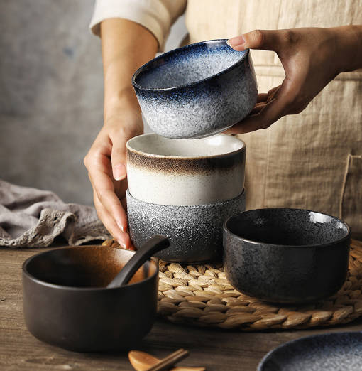 お椀 朝食ボウル 美濃焼 食器 陶器の スープボウル 和式 キッチン 和食 ボウル 皿 家庭用 撮影道具