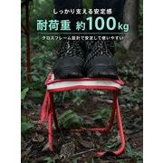 折りたたみ アウトドアチェア 軽量 コンパクト  耐荷重約100kg  キャンプ 釣り  行列待ち レジャー用