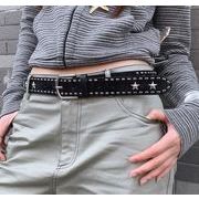ファッションベルト   パンク風 ヴィンテージ pU ファッション小物
