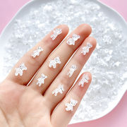 新作クマ カートゥーンネイルパーツ レジン DIY ネイル・ヘアクリップ・ピアスアクセサリー