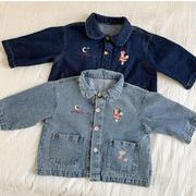2026春新品　QM　子供服　トップス　デニムジャケット★80-150cm★2色