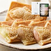 岡山 クロワッサン鯛焼き 3種ギフトセット(白あん90g 白桃カスタード90g マスカットチーズ90g)