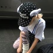 y2k帽子　ドット柄キャップ　レディース　韓国ファッション