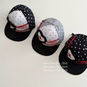 y2k帽子　ドット柄キャップ　レディース　韓国ファッション