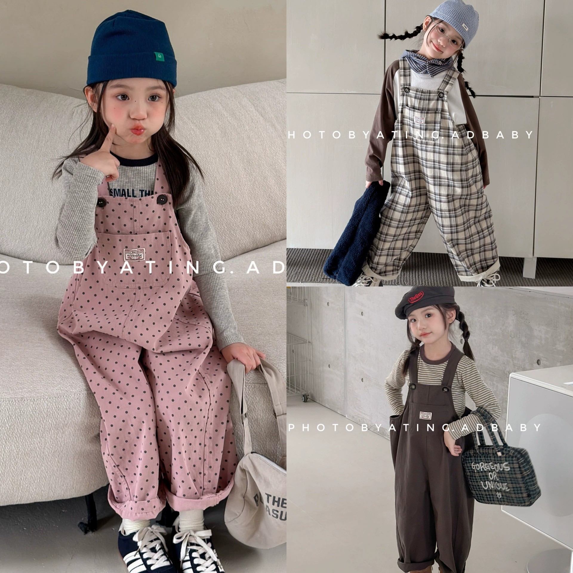 2026秋冬子供服 おしゃれ サロペット 韓国風 ボトムス カーゴパンツ キッズ服 ボーイズ服 ガールズ服
