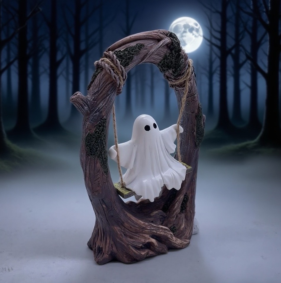 新作　ハロウィン ブランコ幽霊　装飾品　ホラー