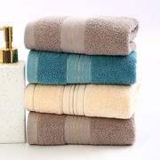 タオル デイリー フェイスタオル 綿 33*73cm 一般的 無地 towel 吸水 薄手 乾きが早い 安い