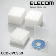 ELECOM(エレコム) Blu-ray/DVD/CDケース（スリム/PP/1枚収納） CCD-JPCS50CR