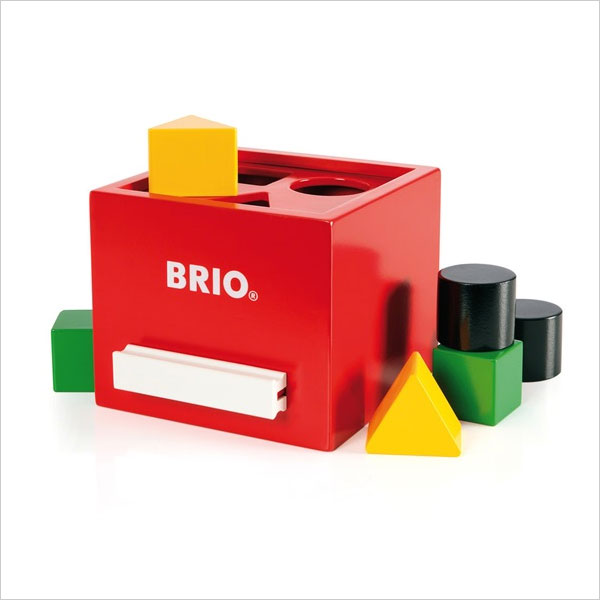 BRIO（ブリオ） 形合わせボックス（赤）