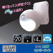 旭電機化成 防雨LEDセンサーライト 809994