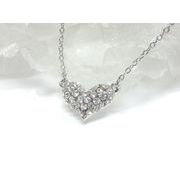 【２０％オフ対象商品】可愛いフォルムのハートネックレス