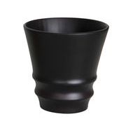 木製　ダークブラウン　デザインカップ