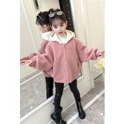 おしゃれの必需品 韓国ファッション 女の子 ウールセーター コート 冬 可愛い 厚手 チェスターコート