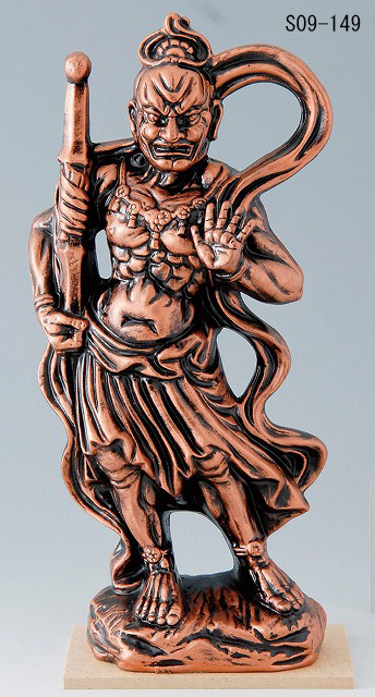 見事な創造力 陶器の仏像 金仁王大 ウ