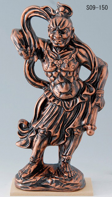 見事な創造力 陶器の仏像 金仁王大 ウ