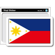 SK192 国旗ステッカー フィリピン Philippines 国旗 PC スマホ スーツケース