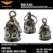 ガーディアンベル　ラッキーベル　バイカー　キーホルダー　お守り　GUADIAN BELL USA