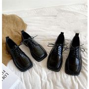 激売れ 韓国ファッション 革靴 ヴィンテージ ソフトガール ソフトレザー 学生 シングルシューズ