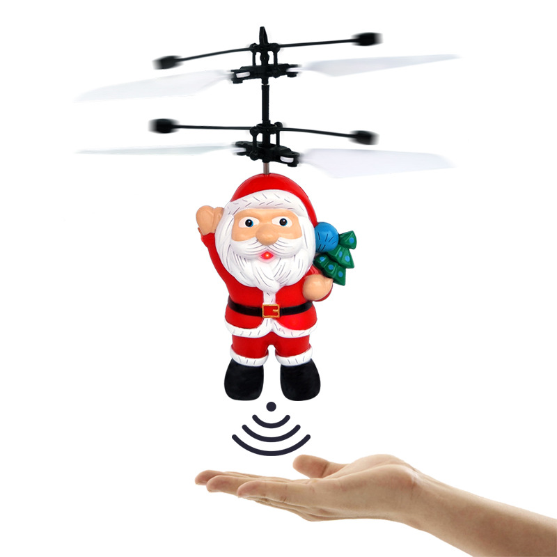 クリスマス フライング サンタクロース ドローン 子供 ラジコン おもちゃ 知育玩具