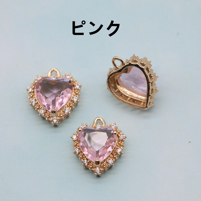 ピアス パーツ ハンドメイド イヤリング アクセサリーパーツ ハート