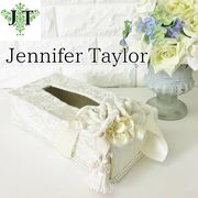 Jennifer Taylor ジェニファーテイラー ティッシュボックス・raffine-WH