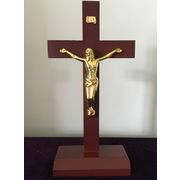 【在庫限り】　木製キリスト像 木製十字架 オブジェ 置物 ビンテージ クラシカル 磔